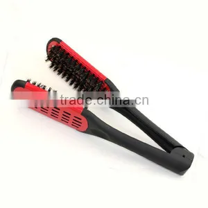 Hair Straightening Brush Ceramic Double Side Hair Brush thumbnail-1