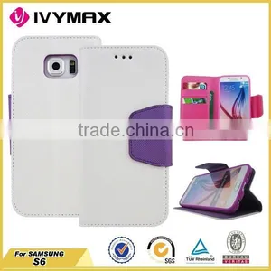 Mercury Wallet Leather Case for Samsung s6 Mobilephone Case thumbnail-3