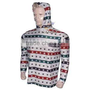 Sublimated Hoodie Sun Protected Long Sleeve Hoodie/ Rash Guard thumbnail-5