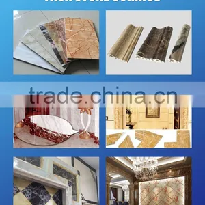 PVC MARBLE SHEET UV BOARD, SMOOTH HARDNESS GREEN CLASSICAL CORROSION WITH HIGH QUALITY thumbnail-1