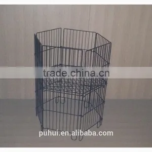High Quality Factory Providing 6 Sides Wire Dump Bin From China thumbnail-3