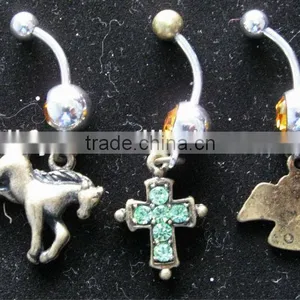 Horse Navel Ring thumbnail-1