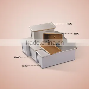 BAKEST New Arrival Gold Toast Box With Non-stick/baking Cake Tool/bread Mould/various Sizes for Choose thumbnail-2