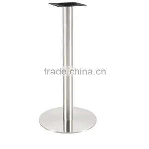 Foshan Furniture Custom Metal Tube Square Table Base With Stainless Steel Leg thumbnail-1