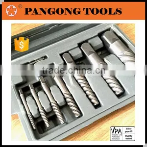 High Quality 8 Pieces Coarse Thread Screw Extractor Set Threading Tool Set thumbnail-1