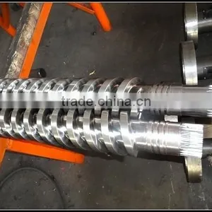 Parallel Twin Screws Extruder Screw Barrel for Plastic Extruder thumbnail-3