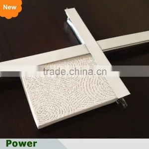 Suspended Steel Ceiling T-Bar With PVC Gypsum Ceiling Tile 600*600*7mm thumbnail-1