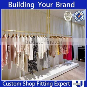 Bag Retail Stores Slatwall Decorative Wood Wall Display Shelves thumbnail-2