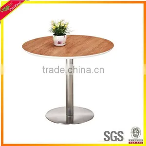 Coffee Table, Metal Leg Table, Round Drinking Table thumbnail-1
