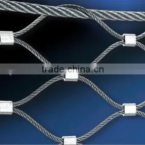 High Strength Decorative Hand-Woven Stainless Steel Wire Rope Mesh thumbnail-2