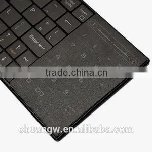 Super-thin BT8 Bluetooth 3.0V Wireless Keyboard With Touchpad for PC Cell Phone IPhone IPad thumbnail-6