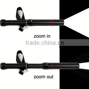 1180 Multi-function Self-defense Rechargeable Baseball Shape 3 w Led Camping Flashlight thumbnail-3