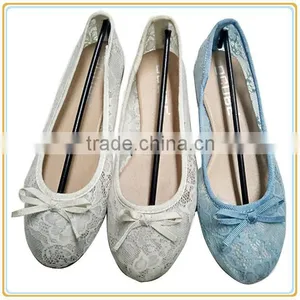 2015 New Design Girl Sexy Lace Ballerina Women Soft Sole no Lace Casual Shoes thumbnail-1