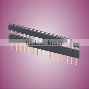 2.54mm Pitch IDC Electrical Connector Double Row Single Row thumbnail-1