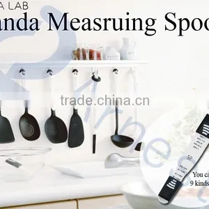 Kitchenware Cooking Equipment Cookware Plastic Measuring Tools Teaspoon Tablespoons Lunch Box Gift Panda Lab Measuring Spoon thumbnail-1