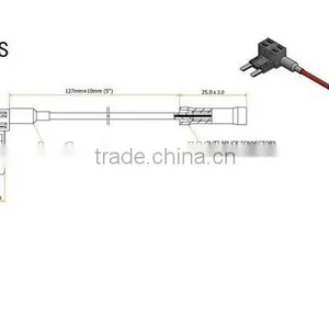 Mini Super Durable Auto Fuse ,car Fuse ,Mini Short Feet Take Electrical Appliances/plastic Fuse Tap thumbnail-1