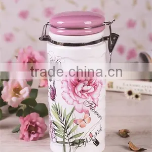 Food Safe Wholesale Ceramic Kitchen Airtight Storage Jar thumbnail-1