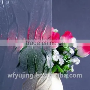 Factory Price Pattered Glass for Shower Rooms, Window and Door thumbnail-4