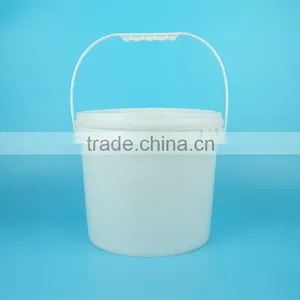 Latex Painting Barrel With Lid and Plastic Handle, 6L Wall Paint Plastic Bucket thumbnail-2