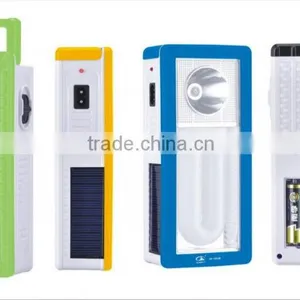 Portable Led Solor Light Rechargeable Led Emergency Flashlight 1903B thumbnail-1