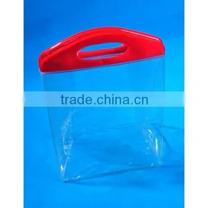 Clear Vinyl Pvc Zipper Bags With Handles thumbnail-1