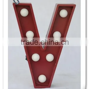 Wood Plastic Composite Material LOVE of Wedding Lights Marquee Letters Light thumbnail-2