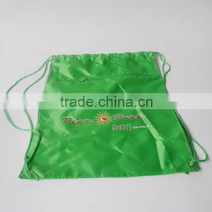 Recycled Cheap Polyester Drawstring Bag With Zipper thumbnail-2