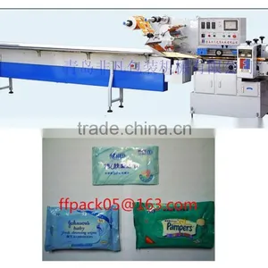 Factory Price Automatic Wet Wipe, Wet Tissue Packing/ Wrapping Machine/ Horizontal Flow Packaging Machine thumbnail-1