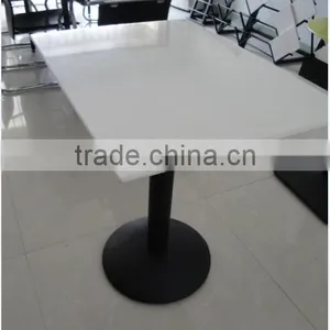 White Artificial Stone Solid Surface Marble Table Top,Restaurant Dinning Table , Coffee Table thumbnail-3
