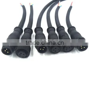 LED Light Strips IP66 IP67 IP68 2pin 3pin 4pin Male and Female Waterproof Electrical Cable Connector thumbnail-1