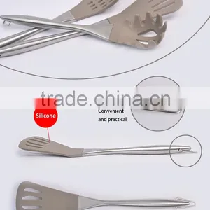 7-Piece Premium Silicone Kitchen Utensil Set With Stainless Steel Handle thumbnail-3