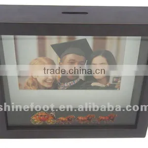 8" Metal Picture Frame With Coin Bank T-FB01-1 (m01) thumbnail-1