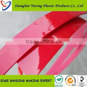 Plastic PVC High Glossy Edge Bands for Furniture Parts Decorative Materials thumbnail-1