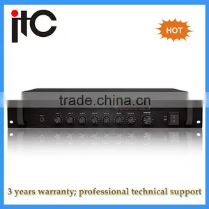 Indoor 120W 5 Zones Audio Mixer Amplifier for pa System thumbnail-1