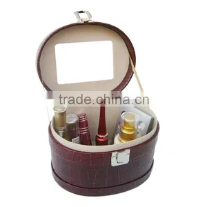 Cylindrical Custom Cosmetic Box With Ribbon thumbnail-1