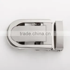 Top Sale Custom Logo Black Automatic Men's Slide Buckle Belt thumbnail-4