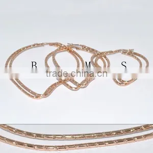 Wholesale Stainless Steel Fashion Rose Gold Earring BE20011 thumbnail-1