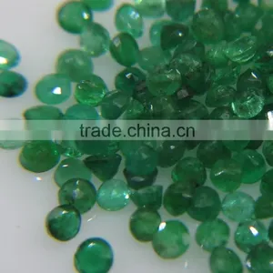 2.5-3mm Natural Loose Round Emerald Lot Brazil Origin Non-heated Non-treated thumbnail-1
