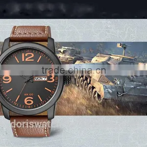 China Wholesale Hot Design Men Women Leather Watch Brand Your Own Watches thumbnail-1