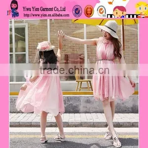 2015 Wholesale Mother And Daughter Dress Profession Factory Selling Cheaper Hot China Family Dress thumbnail-3