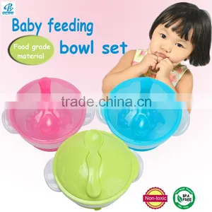 Stackable Star Plastic pp Suction Bowl With Spoon Utensils for Baby Trainning Products thumbnail-5