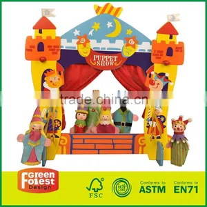 Wooden Toy Theatre Boy Play thumbnail-1