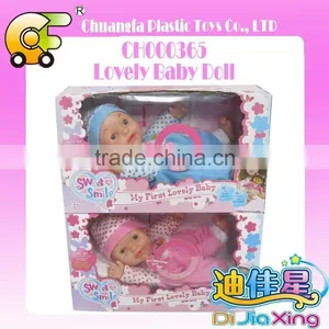 10 Inch Cotton Body Dolls Lovely Vinyl Baby Dolls With Sound thumbnail-1