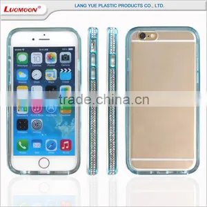 Detachable Diamond PC + TPU Case Cover for Iphone 6 6s thumbnail-1