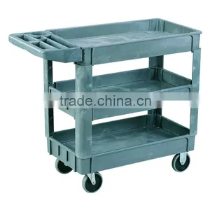 Plastic Utility Platform Cart || Platform Trolley || Platform Truck || Platform Dolly thumbnail-1