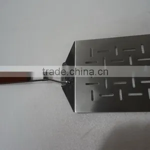 Stainless Steel Pizza Paddle With Wooden Handle thumbnail-1