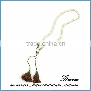 Good Quality Wholesale Fashion Beads Stone Tassel Necklace Pendant thumbnail-2
