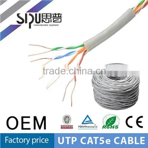 SIPU High Quality Utp Cat5e Cable for Telecommunication Best 305m Utp Cat5e Lan Cable 4pr 24awg Wholesale Cat5e Cable Supplier thumbnail-1
