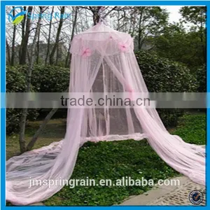 Pink Princess Mosquito Net With Flower Outdoor Mosquito Net for Girl thumbnail-1