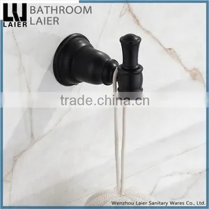 Modern Zinc Alloy ORB Finishing Bathroom Sanitary Items Wall Mounted Robe Hook thumbnail-5